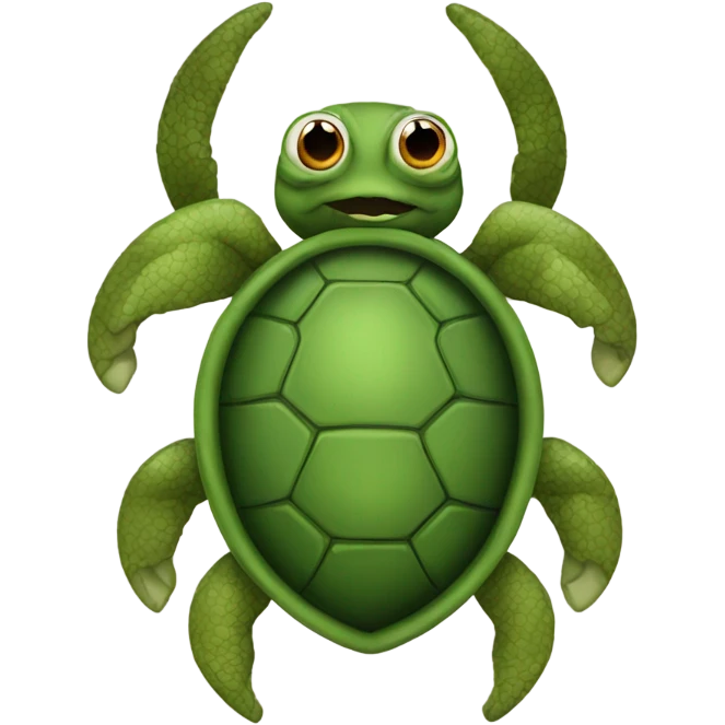 Turtle spider with snake skin  emoji