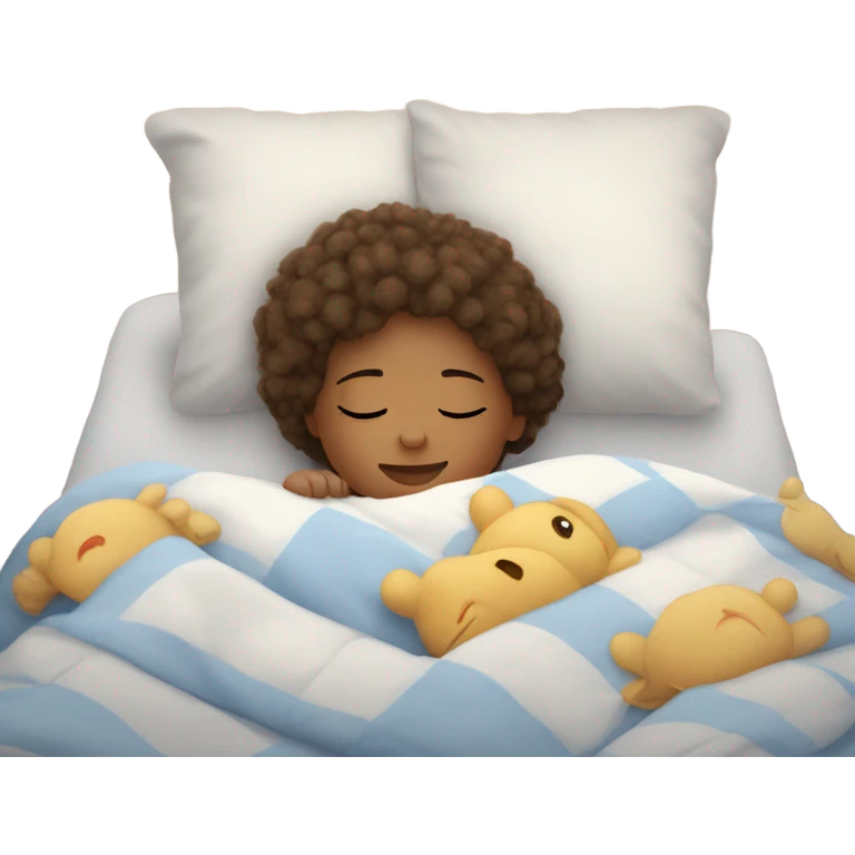Child in bed emoji