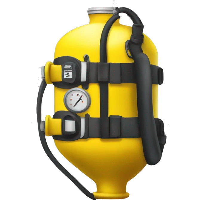 yellow scuba tank emoji