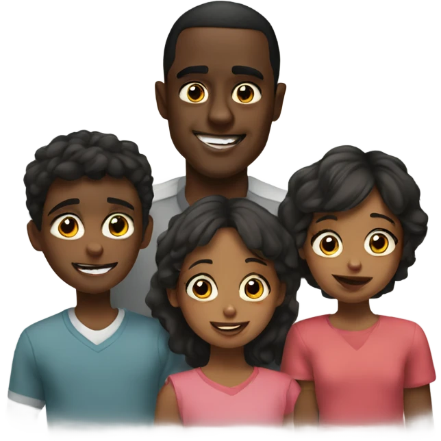 Diddy with kids emoji