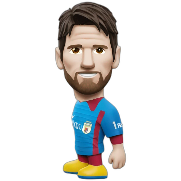 polyurethane foam as lionel messi emoji