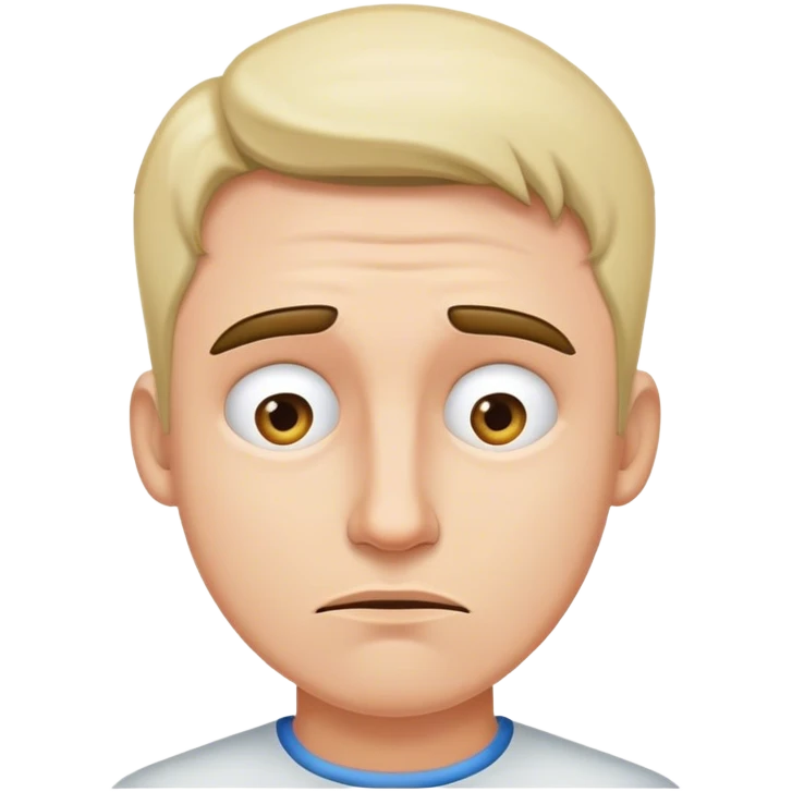Doubting man emoji