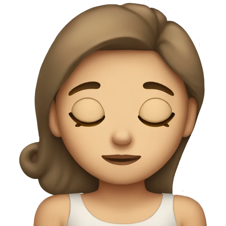 girl sleeping emoji