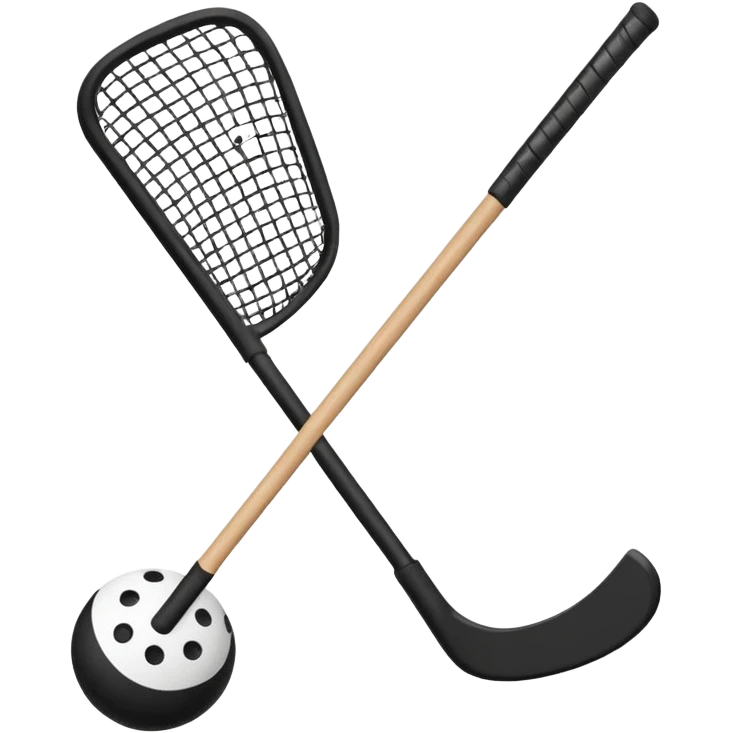 Floorball stick,single stick emoji