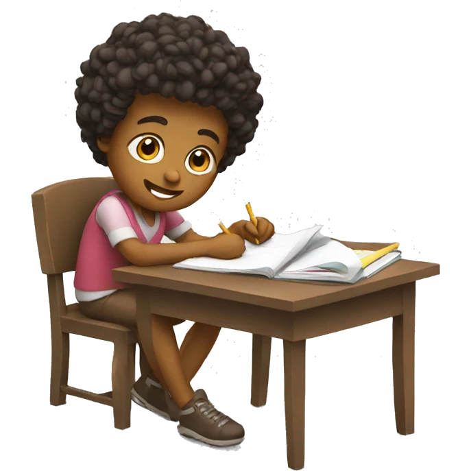 doing homework emoji