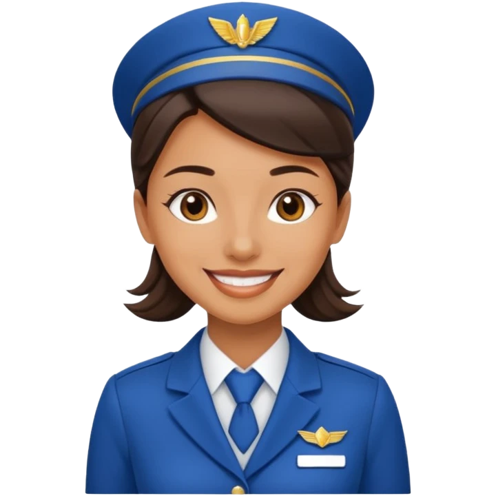 coworkers flight attendant  emoji