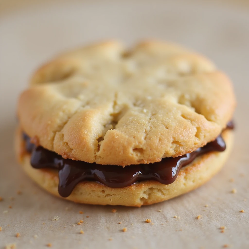 realistic shortbread cookie, photorealistic style emoji