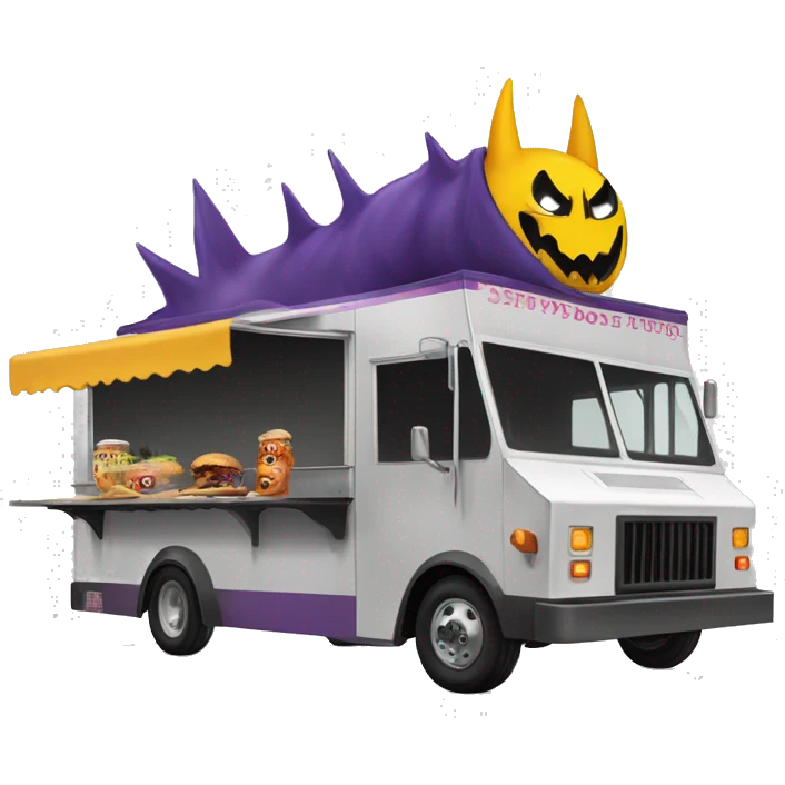 Batgirl monster killer 1917 food truck emoji