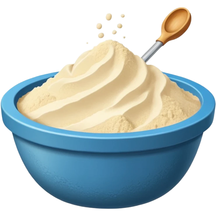 bote blanco de colágeno en polvo de vainilla emoji