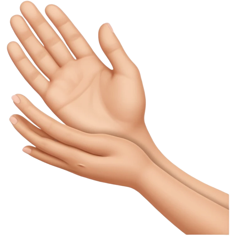 adult hand holding baby hand emoji