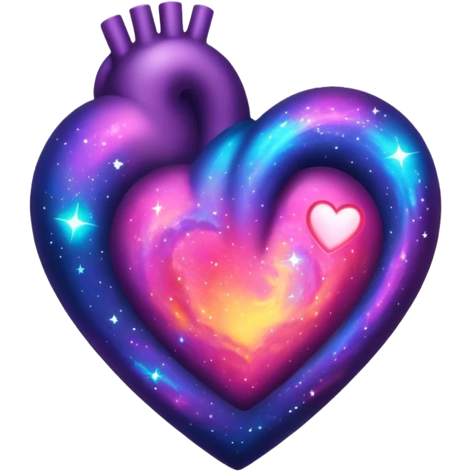 galaxy heart  emoji