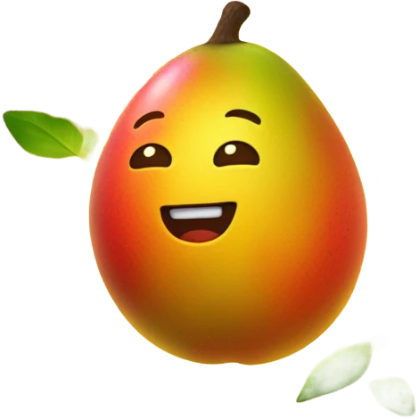 Mango in space emoji