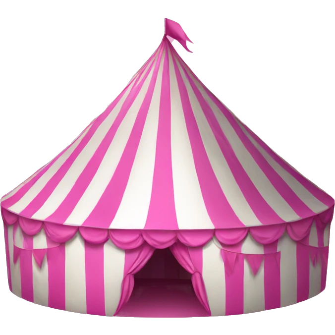 pink carnival tent emoji