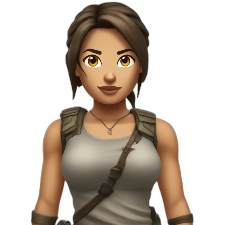 Lara croft emoji