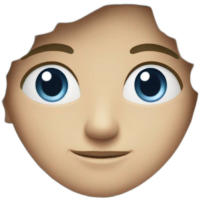 Tête en pierre emoji