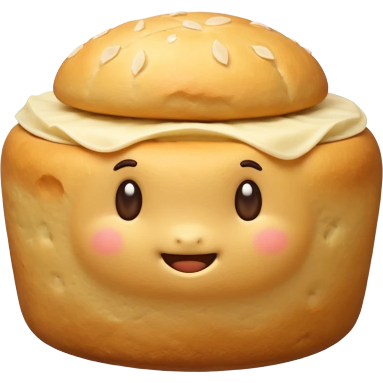 Pao de queijo pequeno emoji