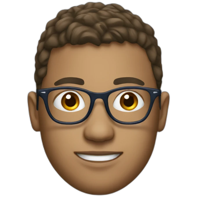 Psg football player with glasses and only the left shoe emoji