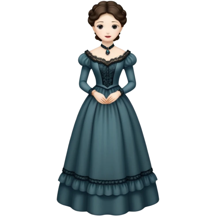 Victorian lady emoji
