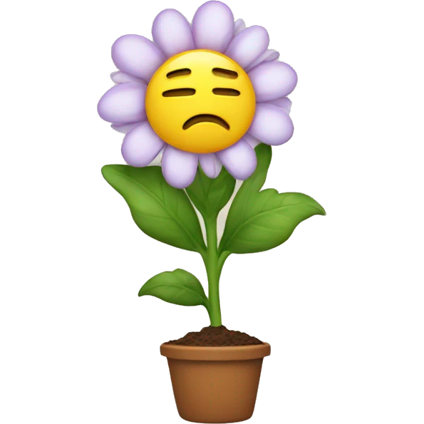 Fart with flower emoji
