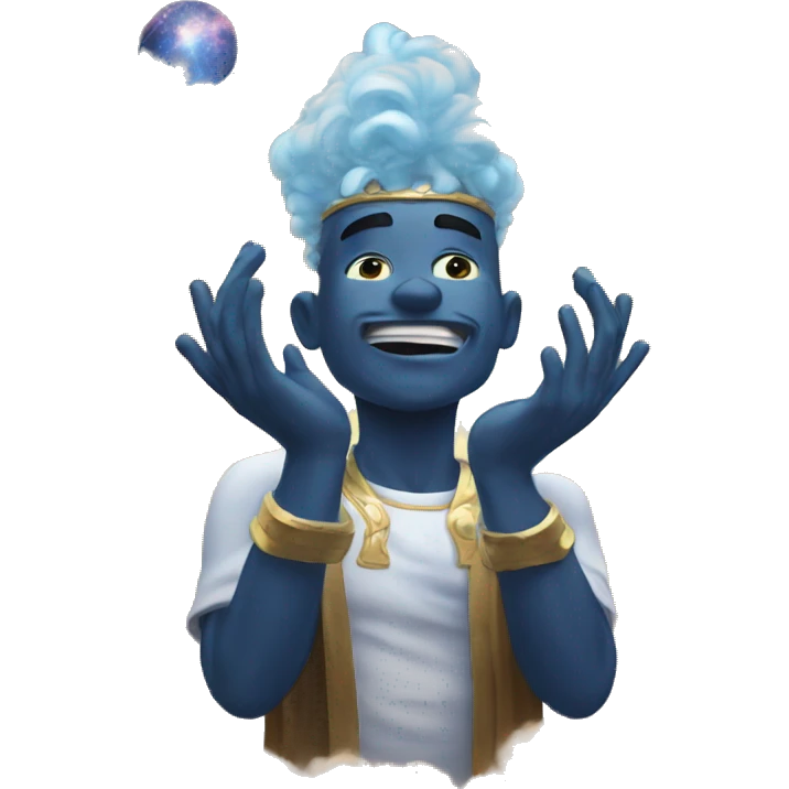 God making the universe emoji
