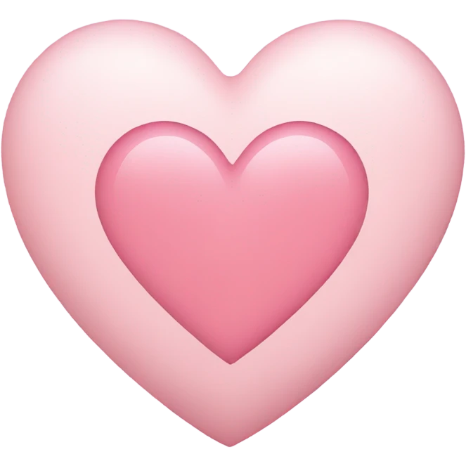 light pink heart emoji