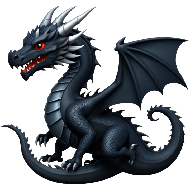 black dragon emoji