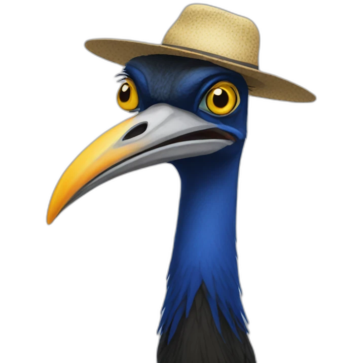 Cassowary emoji