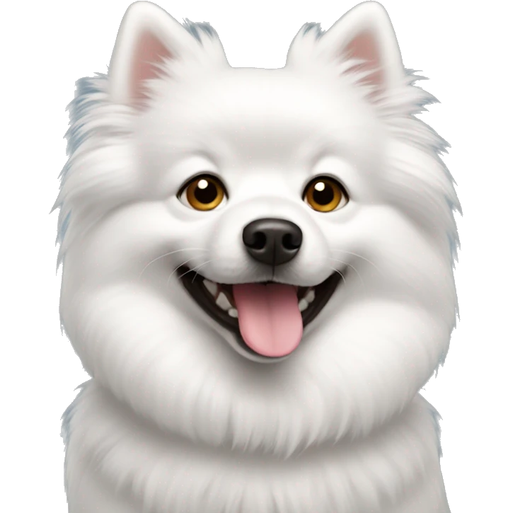 White spitz emoji