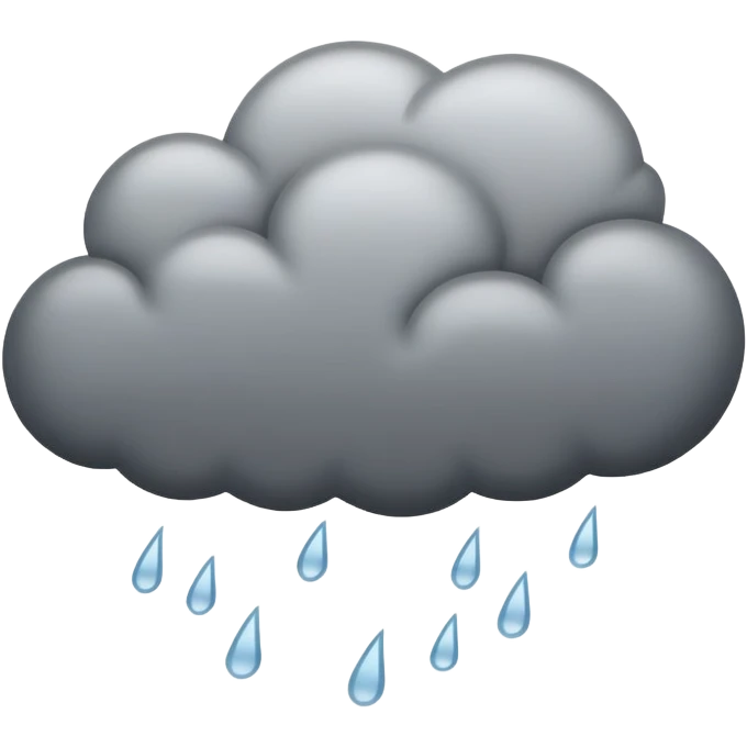 rain cloud emoji
