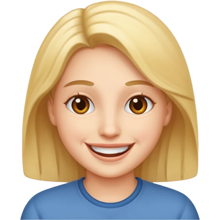 Persona centada feliz emoji