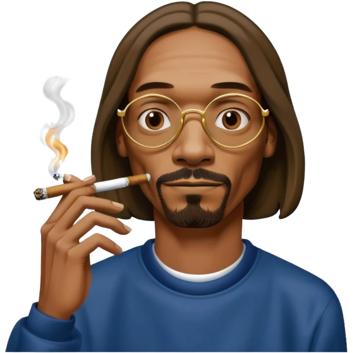 snoop dogg smoking a blunt  emoji