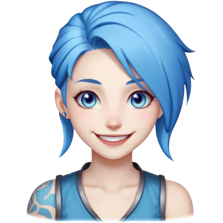 Jinx from League Of Legend emoji