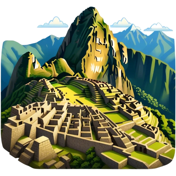 machu pichu, no frame emoji