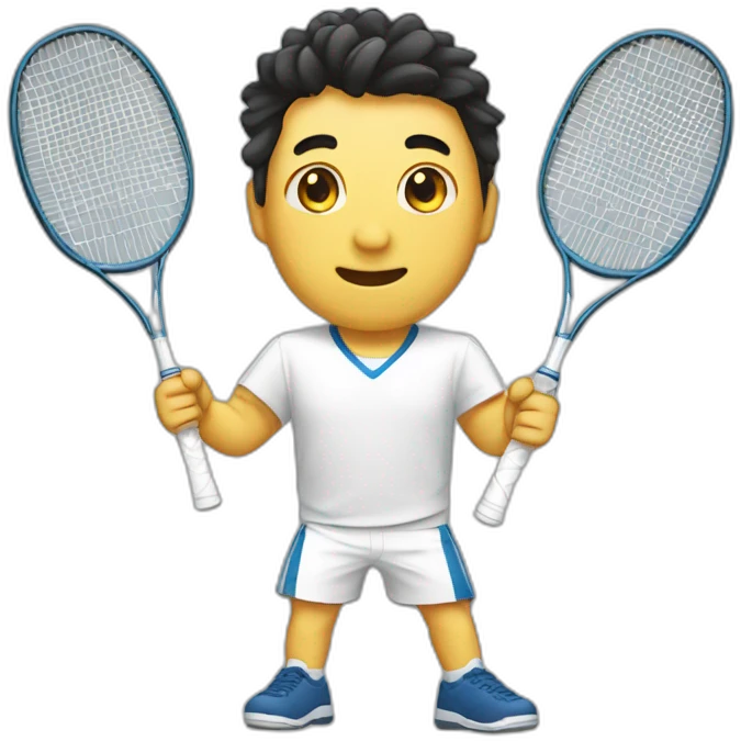 Badminton équipe emoji