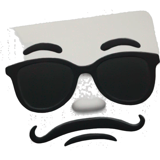 a classic black moleskine notebook emoji