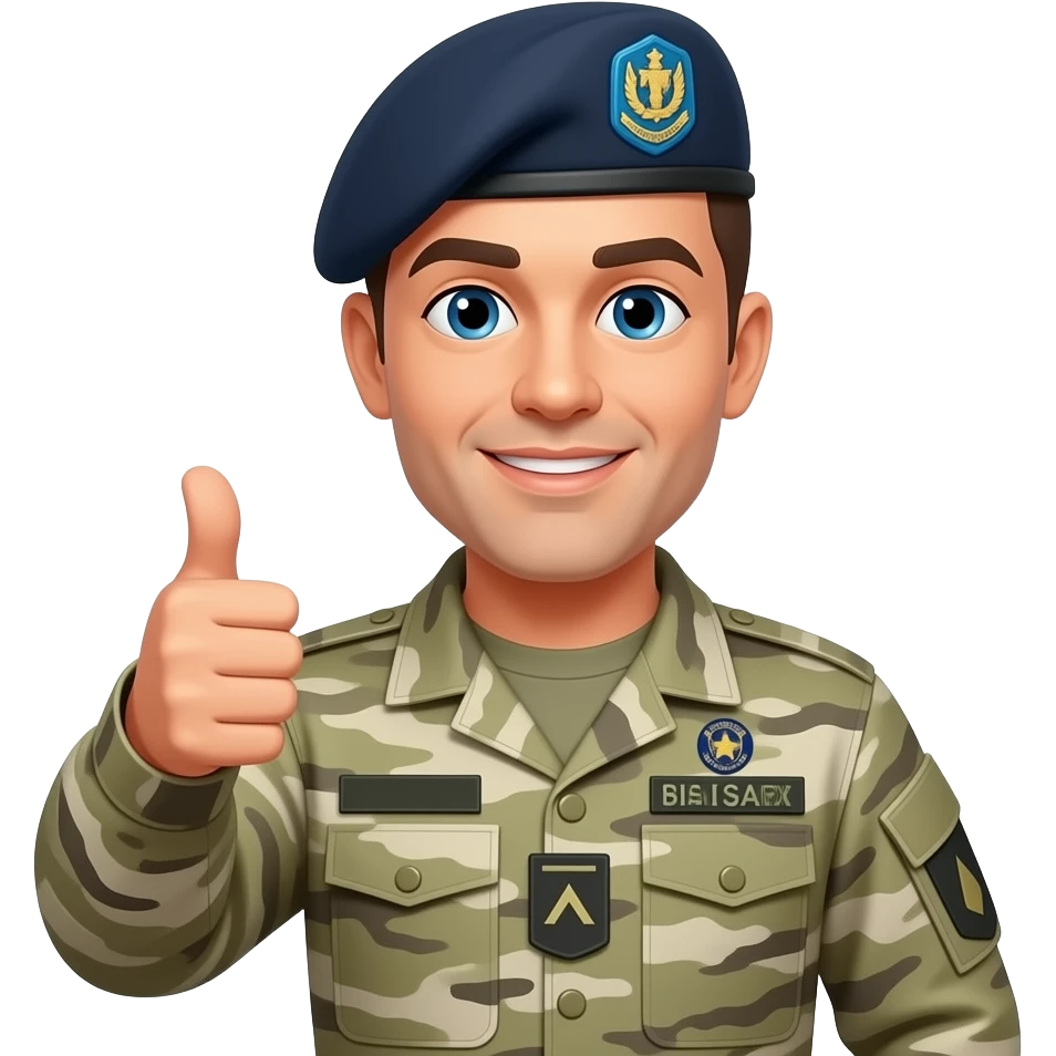 Infantry basic officer leaders course instructor giving a thumbs up emoji
