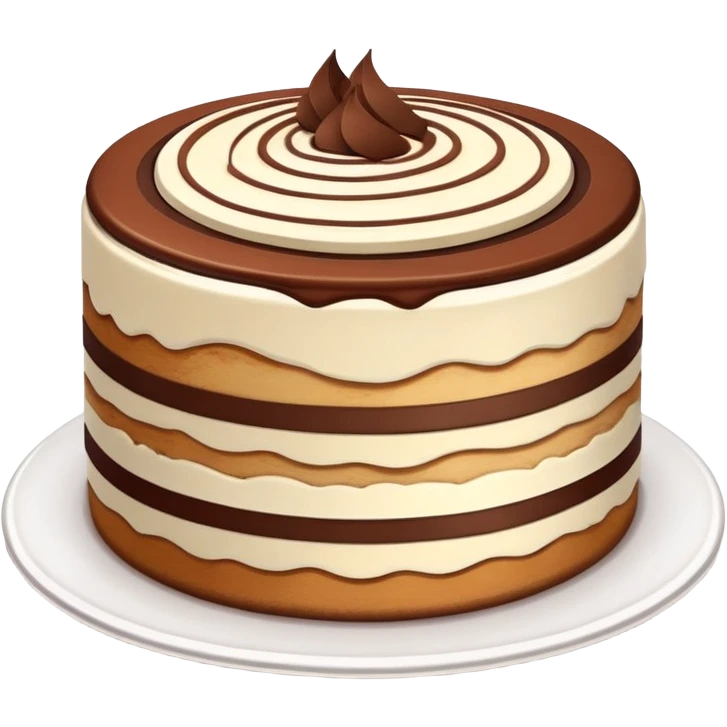 tiramisu cake emoji