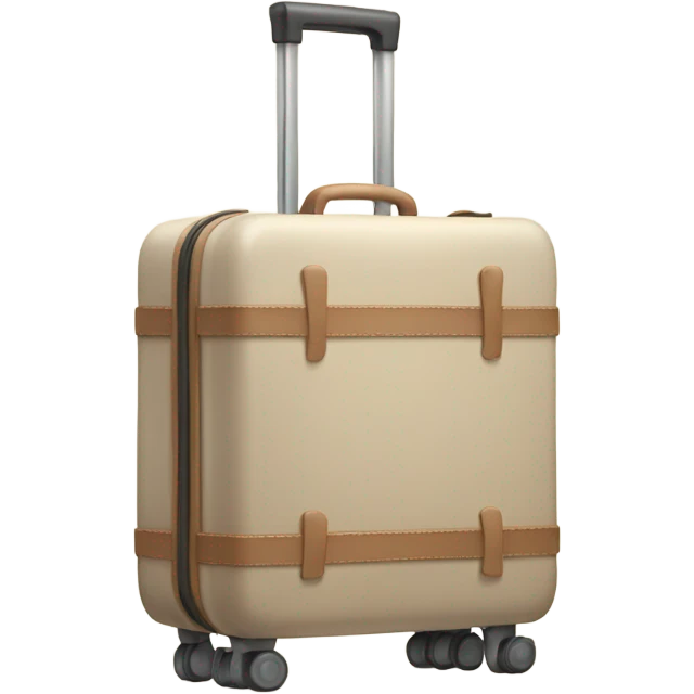 suitcase beige emoji