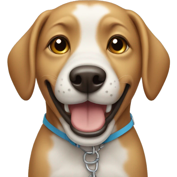 Dog with braces emoji