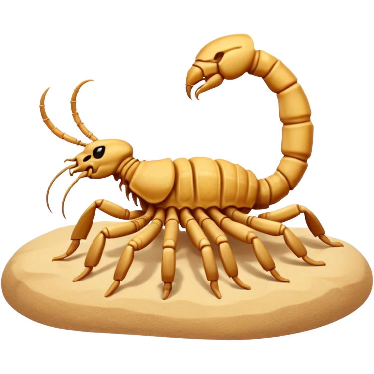 cute scorpion in dessert emoji