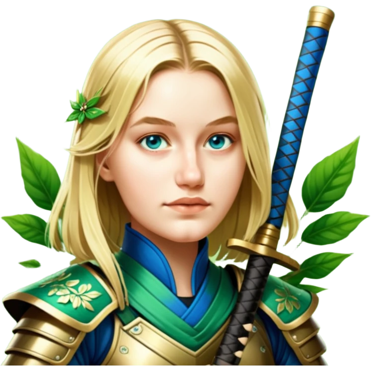 Emerald Samurai emoji