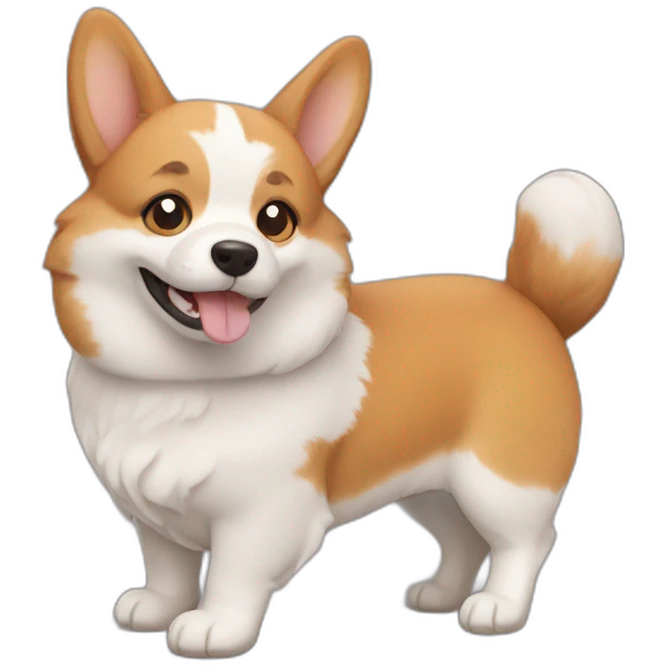 Corgi-cat emoji