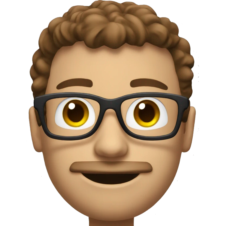 nerd in love with blender emoji