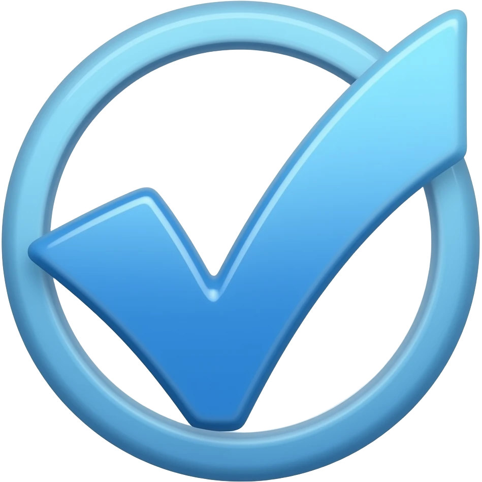 Generate a META blue tick emoji emoji