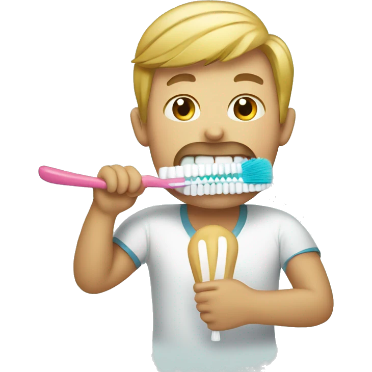 Brushing teeth emoji  emoji