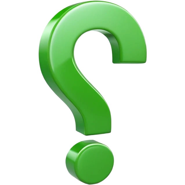 green question  emoji