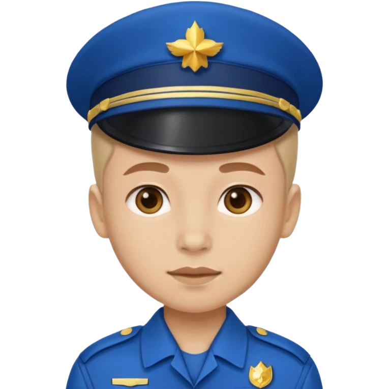 blue uniformed guardian emoji