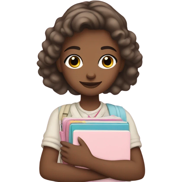 Past el color planner girl emoji