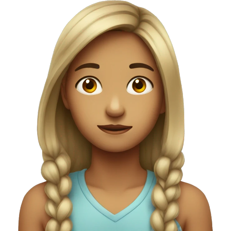 Girl looking at boy emoji