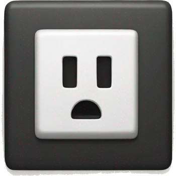 A switch turned off emoji